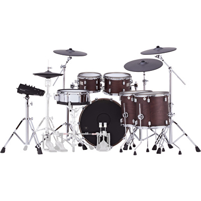 ROLAND VAD716 V-Drums Acoustic Design Satin Walnut Elektronik Davul Seti